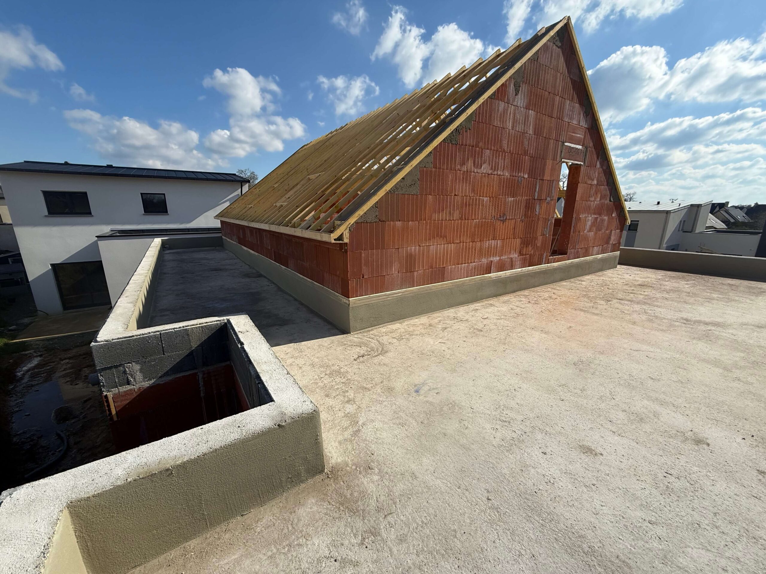 Chantier maison neuve